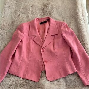 Dana Buchman Vibrant Pink Blazer